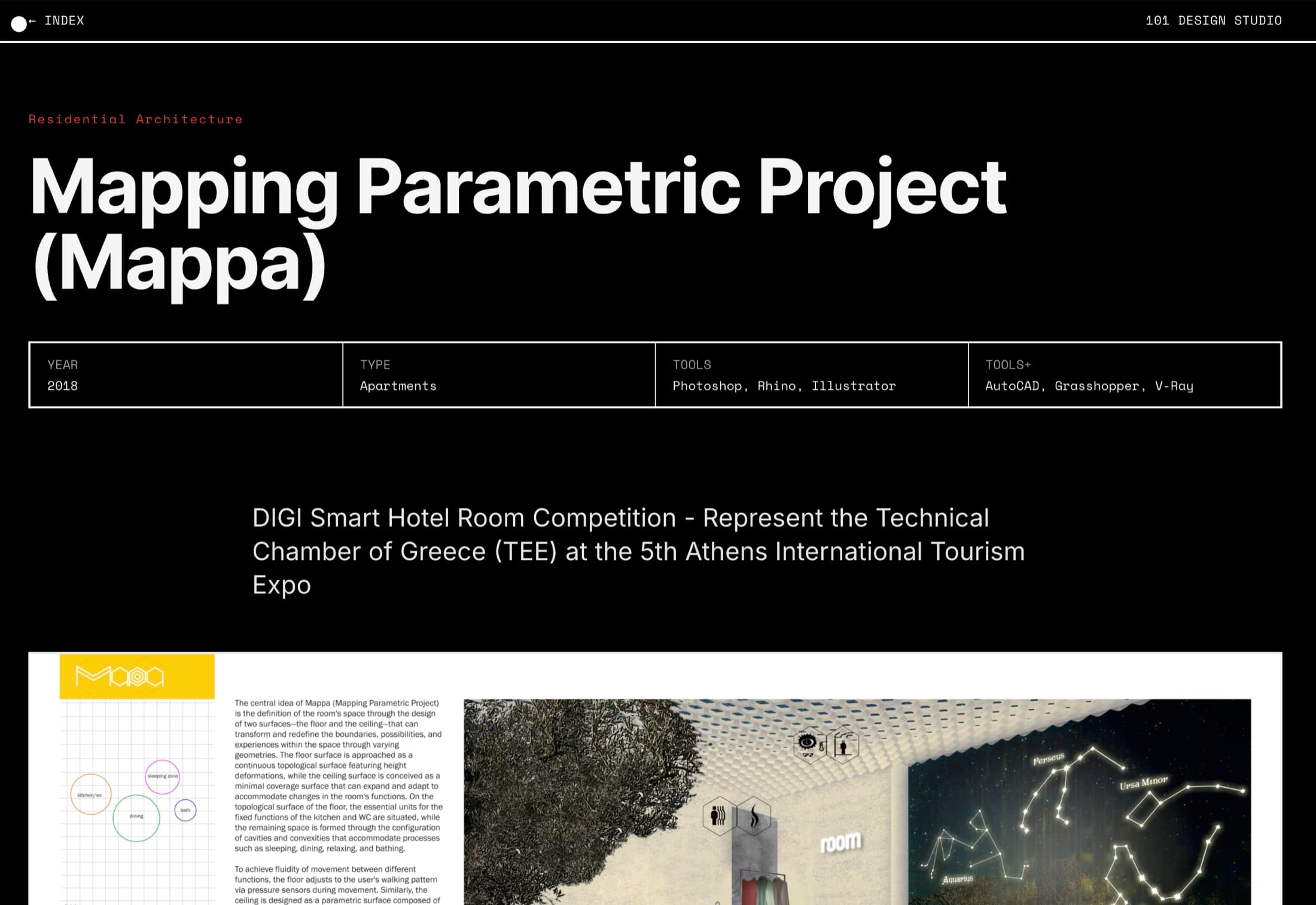 101 Design Studio architecture project page
